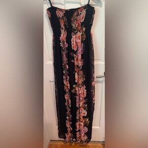 Mono B Women’s Maxi Strapless Sundress Size S